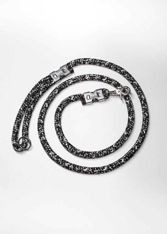 Back In Black Reflective Rope Leash